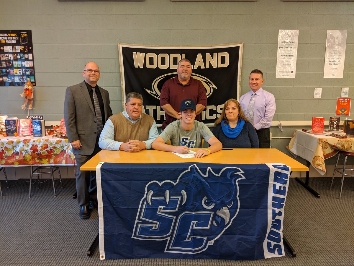 Woodland is proud to congratulate Mike Szturma on signing his national letter of intent to Southern Connecticut State University!!
#GoHawks