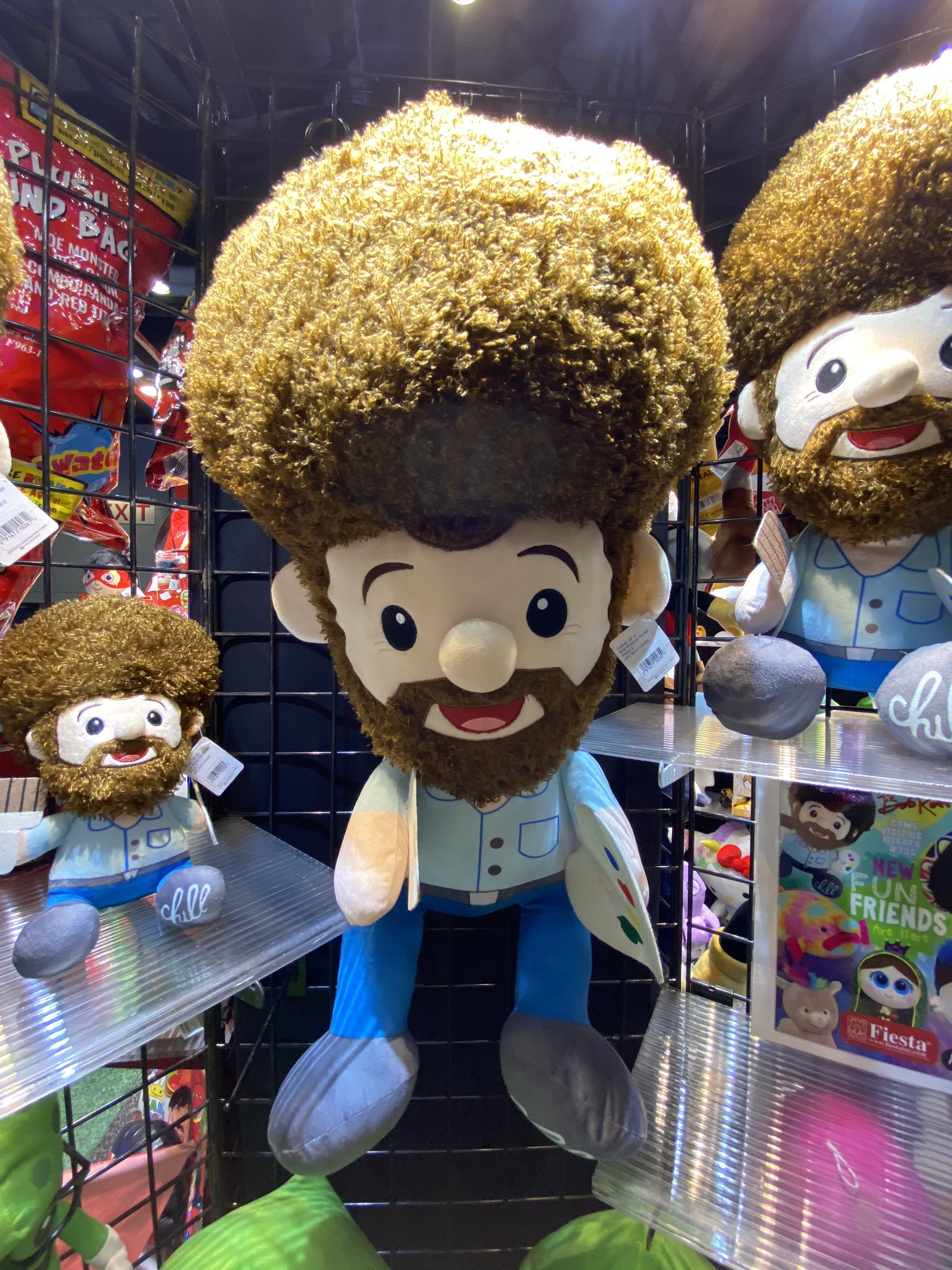 Bob ross stuffed toy deals