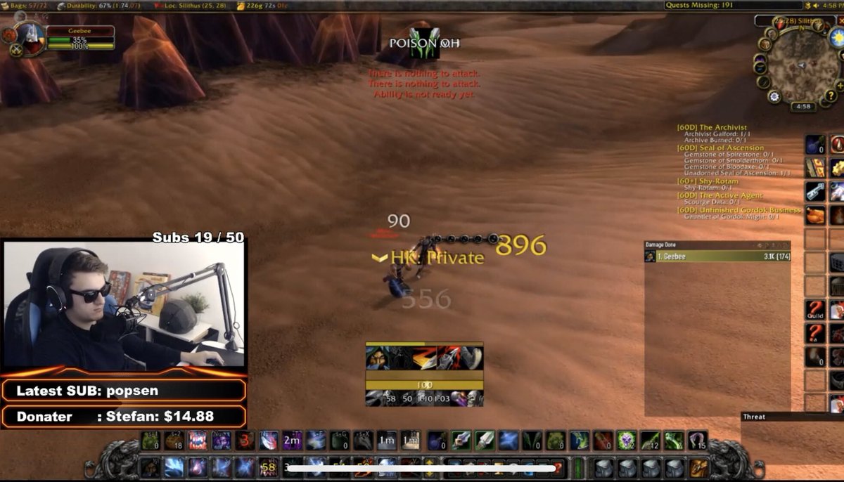 AGeebaek's tweet image. Thank you so much for a gr8 stream it ment the world to me! I showed you guys hos i made 100g in 1hr hope you enjoyed it.. i sure did!!!❤️👍🏻 #beststream #WoWClassic #communitymatters #CommunitySponsorship #community #twitchstreamer #twitch