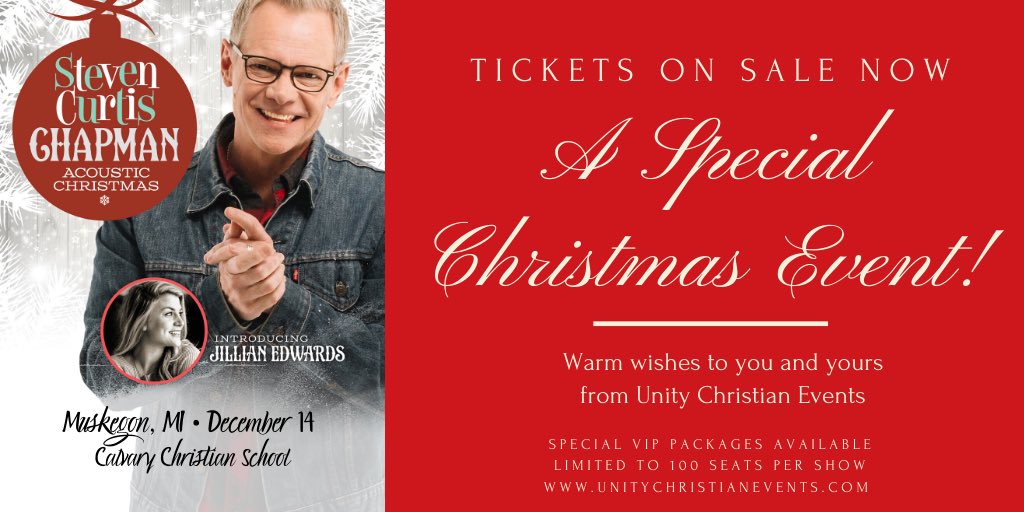 Do you have your tickets for this special Christmas show? Don’t miss out. Bring the family. Ticket link available at unitychristianevents.com