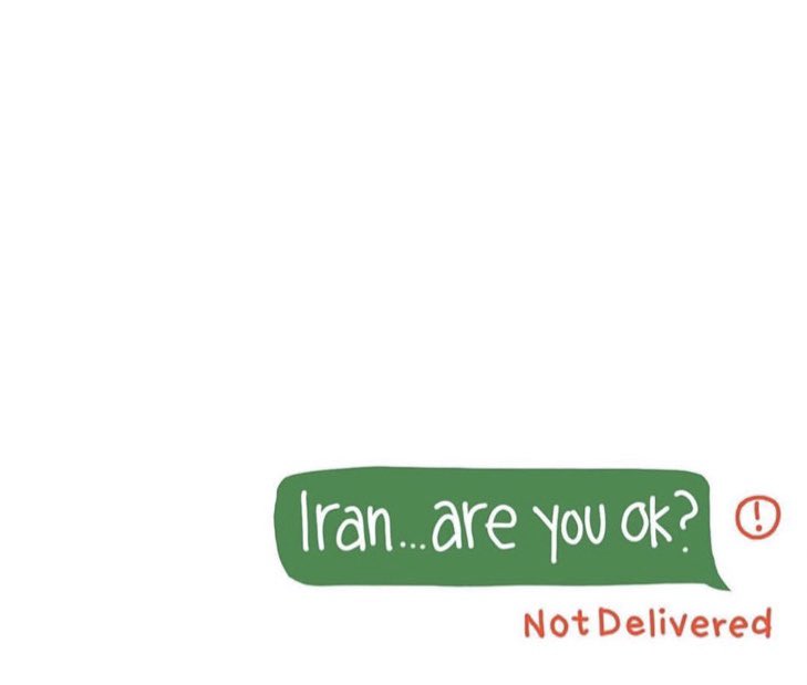 Iran... are you ok?

-Not delivered 
#IranProtests 
#Internet4Iran