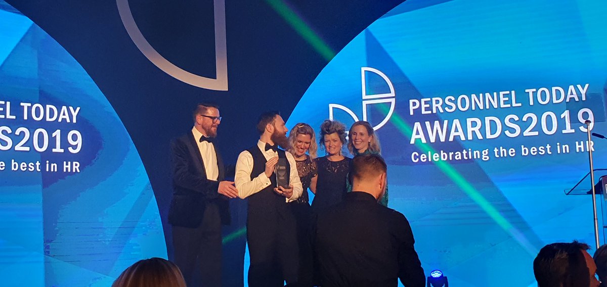 And the Excellence in HR through Technology Award goes to <a href="/UHMBT/">MorecambeBayNHSTrust</a>. Well done! #PTAwards