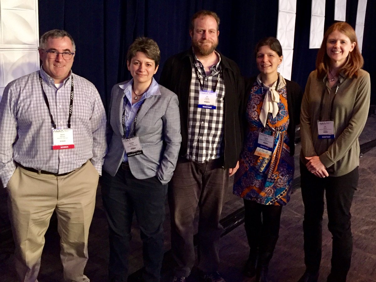 jklemm's tweet photo. Thanks for the great presentations and discussion at the #amia19 #nciitcr panel! Good to see you all! https://t.co/CdPsDehKM0