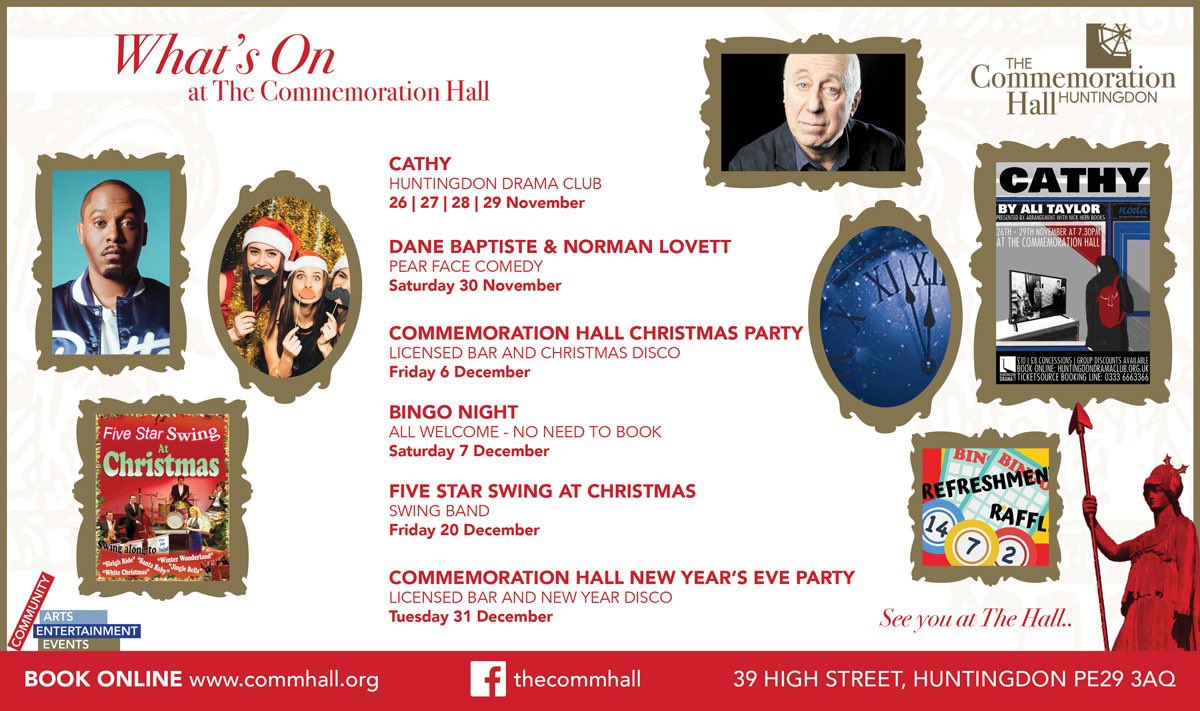 What will you see at The Hall? #theatre #drama #Performances #comedy #xmas