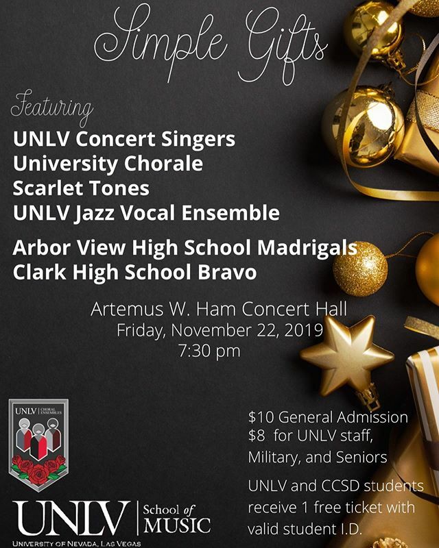 Please make sure to come to our Winter concert, “Simple Gifts” this Friday!!! ift.tt/2XvzL83