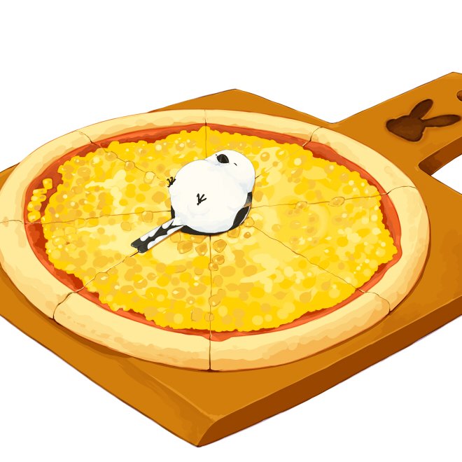 「本日11月20日はピザの日
ピザの原型とされ、ナポリを訪れた際に作らせた緑白赤を」|らいらっくのイラスト