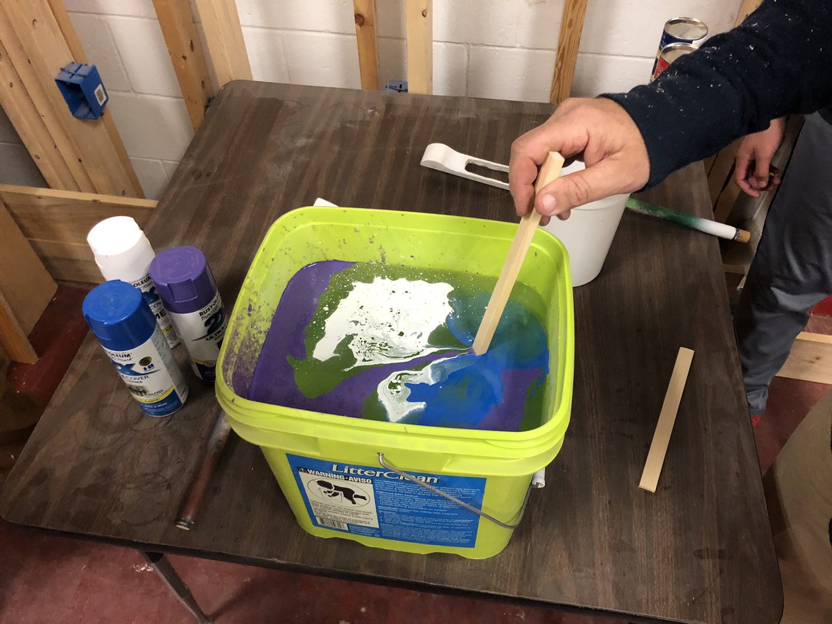 Hydo painting in Industrial Technology!