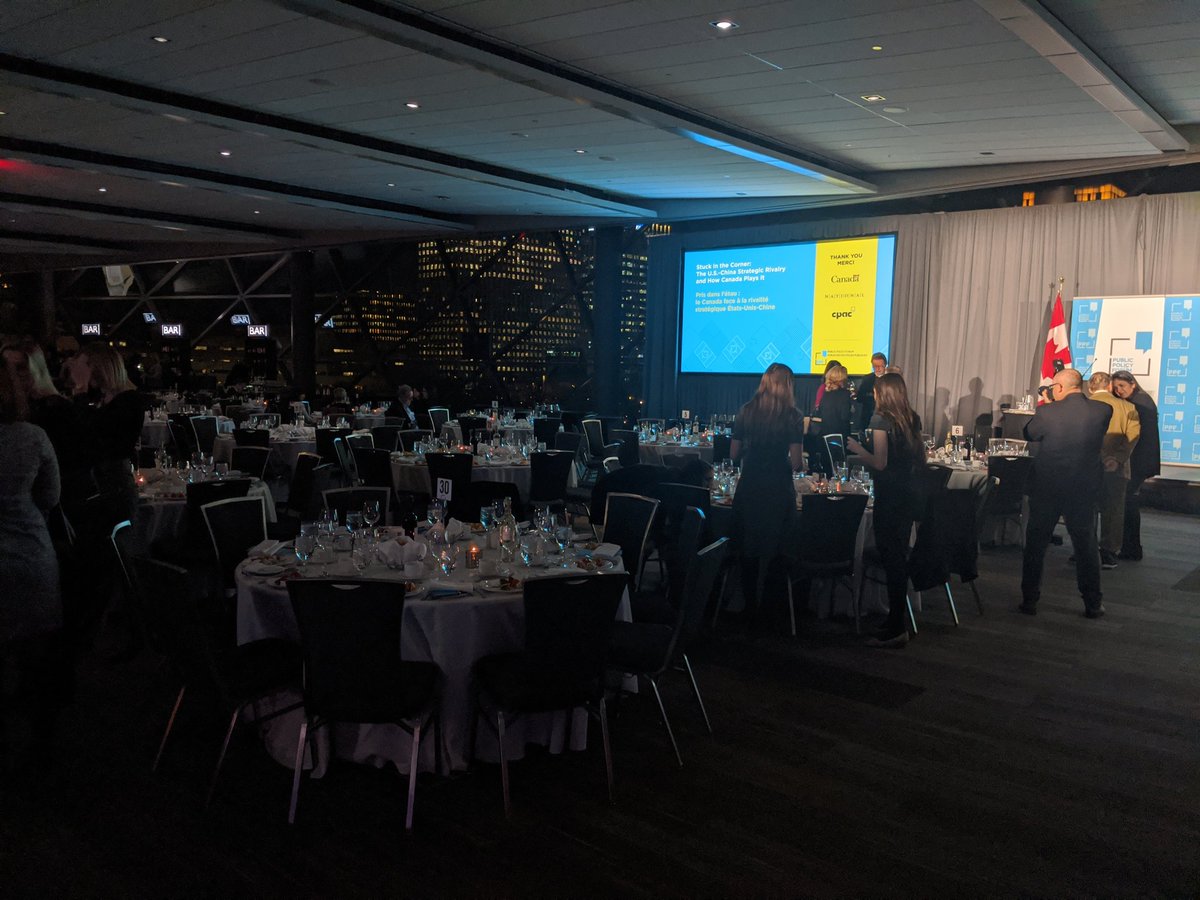 ppforumca's tweet photo. We're excited to start our #PPFdinner!
A special shout out to our wonderful partners of tonight’s annual PPF Fall Dinner. Thank you to @TBS_Canada and @NATIONALPR. Without you tonight would not be possible. Thank you for all of your support and contributions. https://t.co/KJ8hysSk94