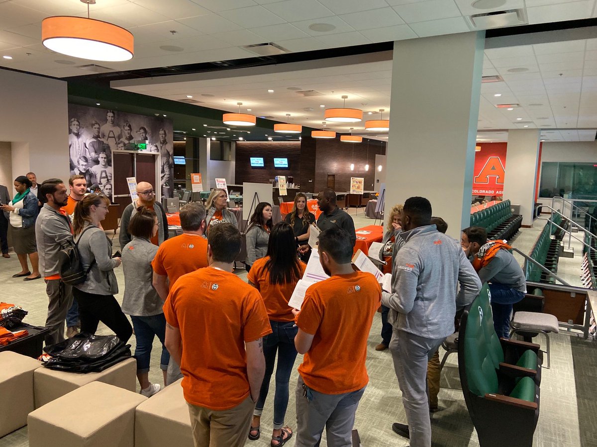 canvasfamily's tweet photo. We’re bringing budgeting to life! Over 30 @ColoradoStateU  #studentathletes went through our Reality Fair, learning how to make smart life decisions with the money they have. Thank you to @CSURams &amp; the #ProudtoBe athletes for having fun &amp; learning all it takes to #GoLive! https://t.co/Nj6Ffp1bgM