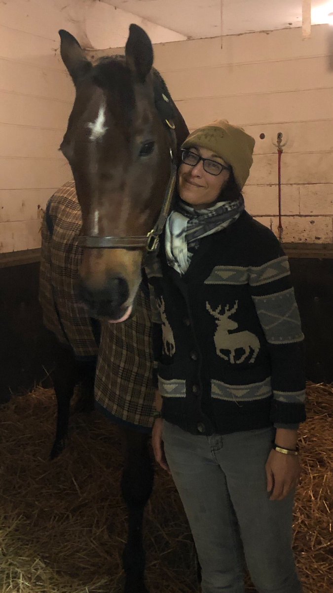 ClothesHorse39's tweet photo. #TuesdayThoughts ~You canβt retire from being great! ~ Happy retirement Jack! Thank you for being a terrific coach JP! #TeamPierceππ¨π¦π΄ #Coach #TrackPony #HorseRacing #OntarioRacing #TongueOutTuesday https://t.co/y0lyReAGgn