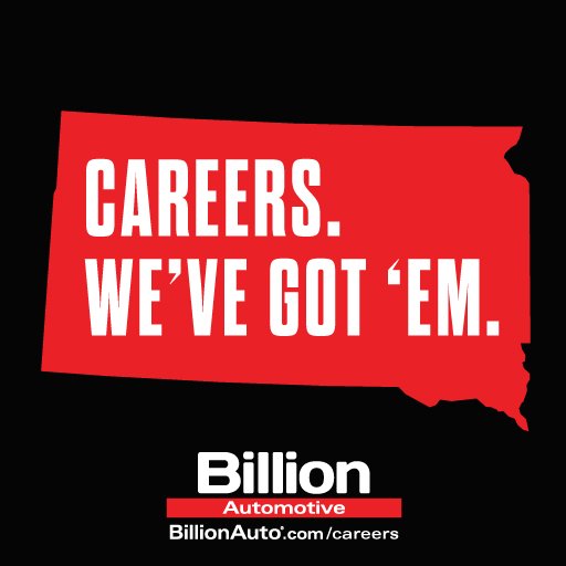 Careers.
We've Got 'Em.

Check them out at billionauto.com/careers

#HiFromSD #BillionReasonsWhy #BillionAuto #ApplyNow