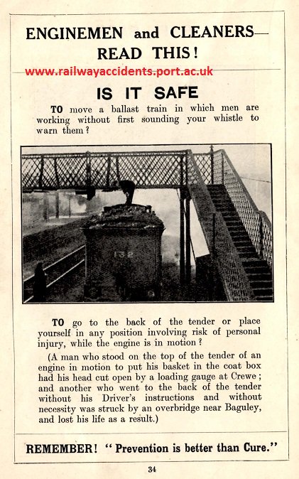  #Brecknockshire2 fatalies & 8 injuries.On 3/5/1913 fireman Edmund Lewis, age 20, injured his right eye at  #Talyllyn.He climbed onto the tender of his engine to release a rope but was struck by a loading gauge.