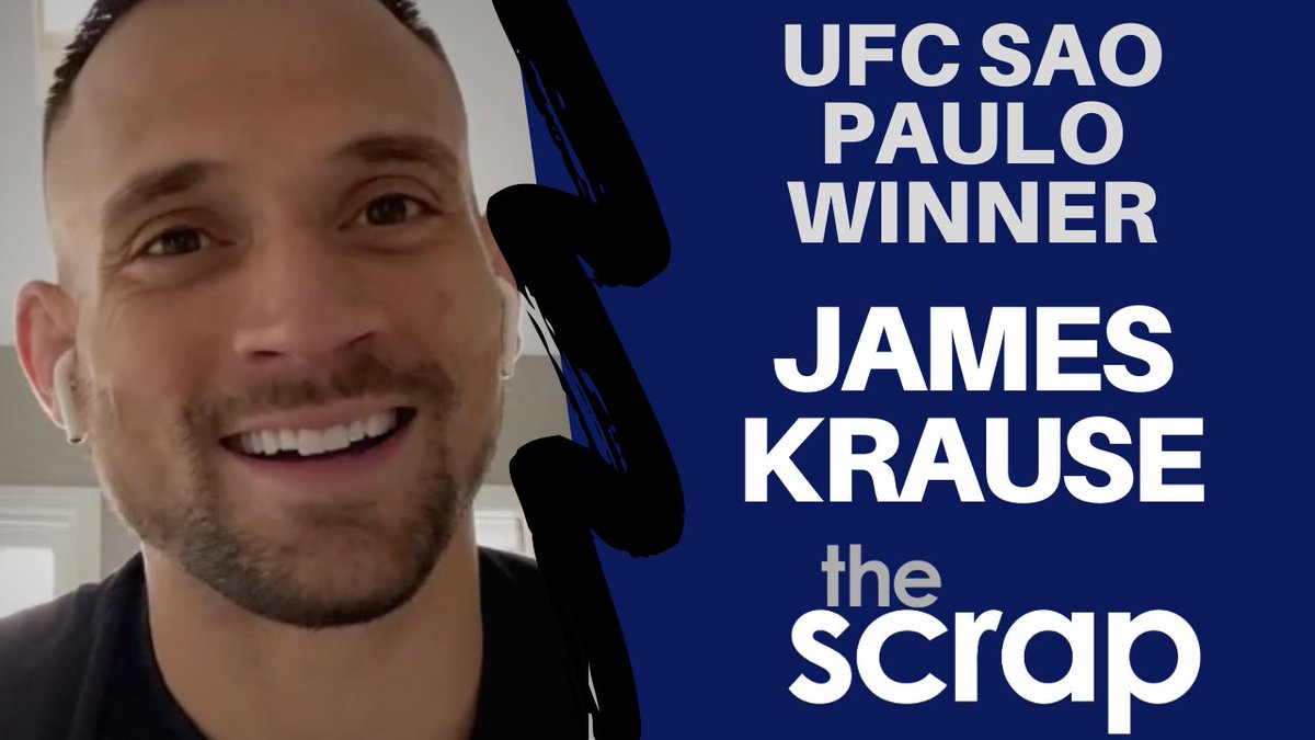 .@TheJamesKrause isn’t thinking at all about his next fight. In fact, he put his coaching hat back on immediately following his impressive KO win at #UFCSaoPaulo in my latest for @thescrapnews. https://youtu.be/LtF3OcJc0Vw