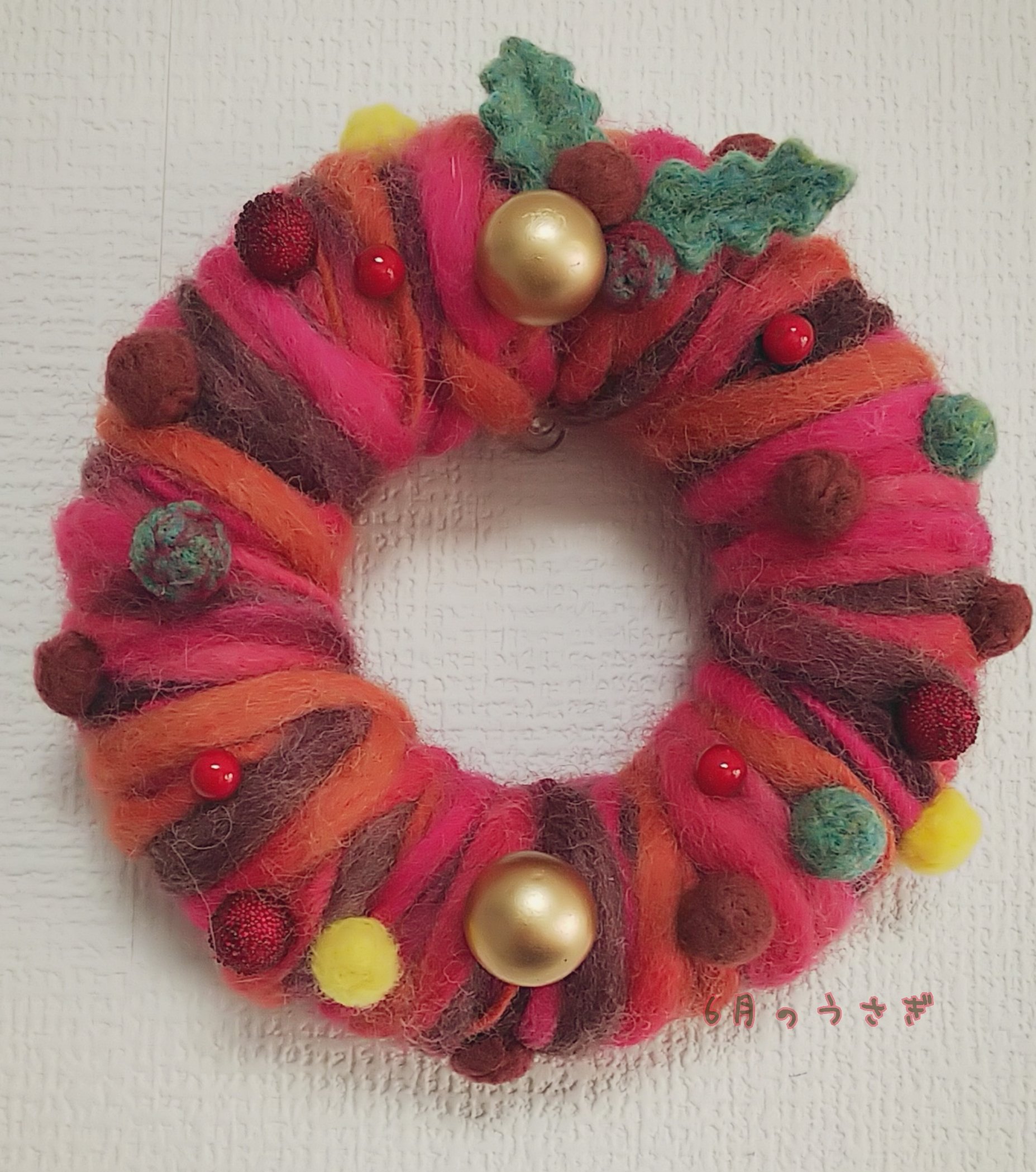 羊毛フェルトクリスマスリース Twitter Search Twitter