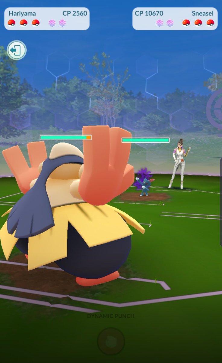 RustyCross_Go's tweet photo. Finally defeated #TeamGoRocket leader #Sierra in #PokemonGo. She had #Sneasel, #Hypno & #Alakazam so on my 2nd try used #Hariyama, #Tyranitar & #Machamp (last one didn't need). Hmm..maybe I should've waited til complete #LoomingInTheShadows task 2.
#TeamGoRocketLeader #RustyCross https://t.co/NR1kfw12v6
