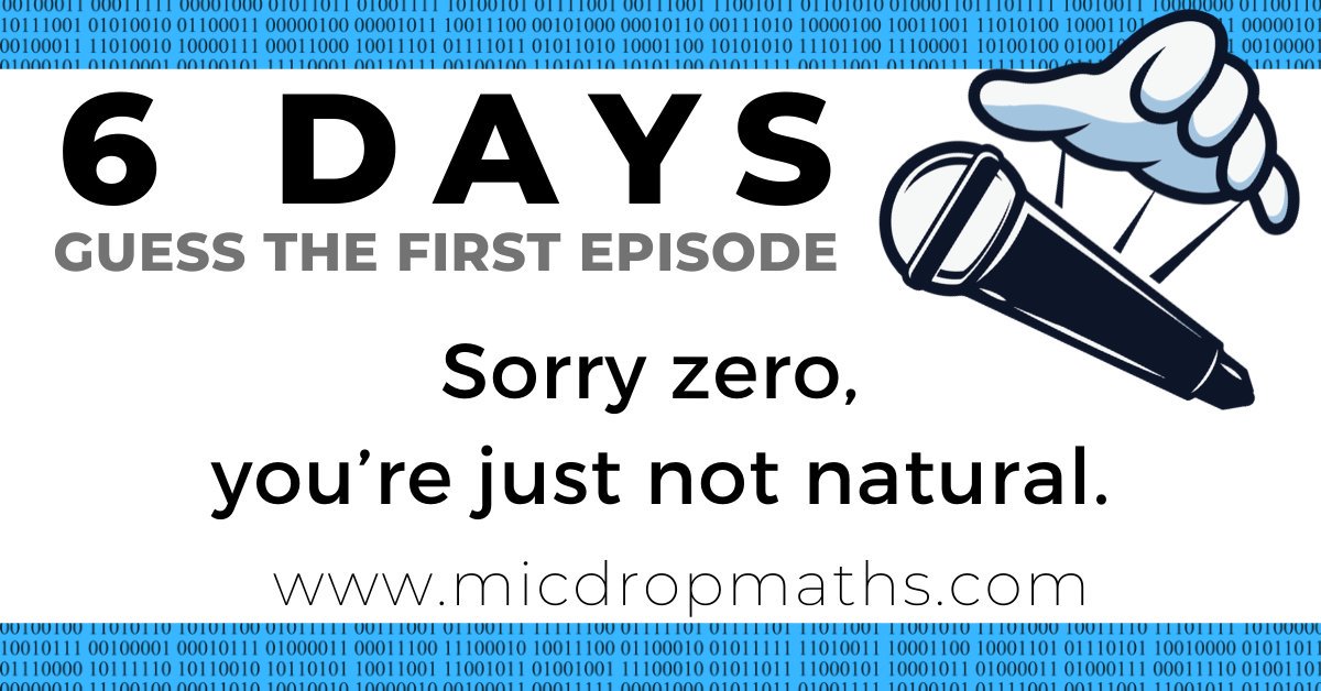 MicDropMaths's tweet image. Let the countdown begin! Can you guess the content of our first episode? Guess in the comments and win a Mic Drop Maths sticker! #maths #tmwyk #mathpodcast