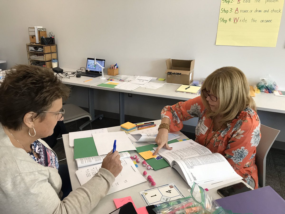 Fabulous day with our teachers learning about the Strategic Math Series Addition and Subtraction 0-9 and Place Value. Interested? Join us in January for another full day of training!