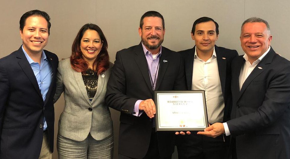 RDAbbottCo's tweet photo. @RDAbbottCo receiving special recognition this week at @dowsilicones Latin America's 2019 channel partner award ceremony. Thank you! It is truly an honor to partner with you. #SILASTIC #siliconesolutions https://t.co/wY0Qj0Dp0w