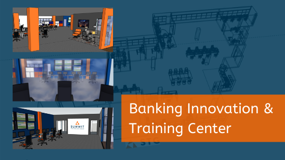 aectech's tweet image. Summit is proud to announce the creation of our new Banking Innovation and Training Center. This state-of-the-art facility will welcome banking technologists from around the country who wish to learn cloud engineering skills and drive innovation in their banks.