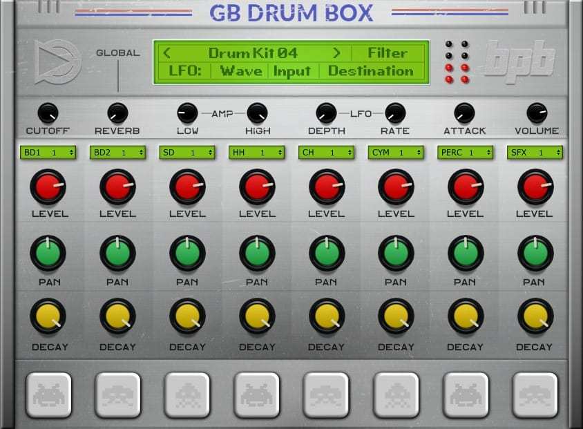 Synthtopia's tweet photo. Free Game Boy Virtual Instrument for Mac and PC, GB DrumBox https://t.co/cFCXn2LZZE https://t.co/Cozo41dr5U