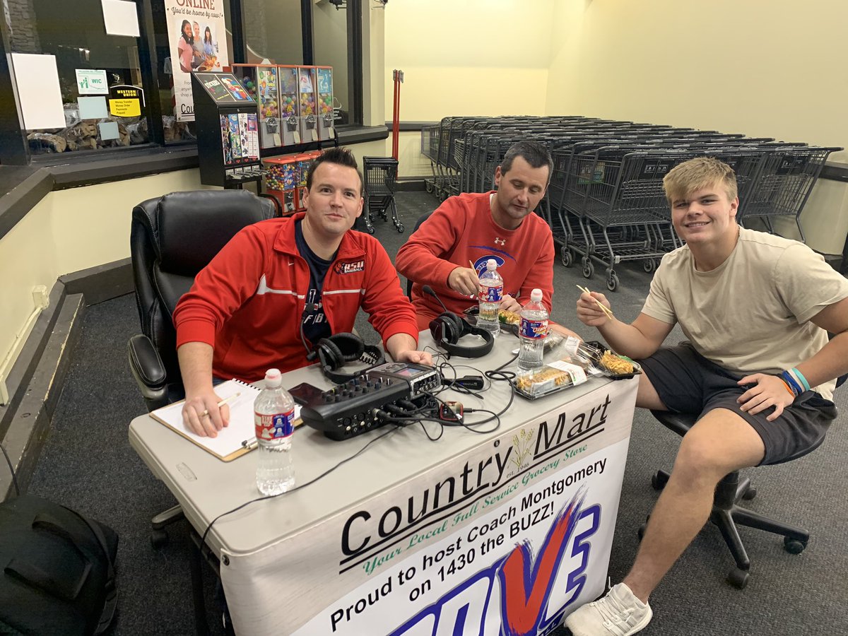Coach Montgomery Show on <a href="/BuzzTulsa/">1430 The Buzz</a> <a href="/JHaley17/">Josh Haley</a> <a href="/BixbySpartanFB/">BixbySpartanFootball</a> <a href="/docscm/">Doc's Country Mart</a> player Guest <a href="/ChadTinney5573/">Chad_tin</a> missing <a href="/shawn_tiemann/">Shawn Tiemann</a>