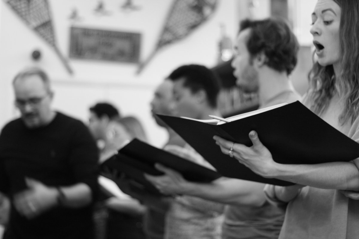 MarcusMarkou's tweet photo. A few more shots from today's rehearsal with @TaniAzevedo_ @AntonyCosta @Hibstah @TheVasConstanti @CarolineKay117 @MelissaNettlef1 @MikPickering @AndrewMcIntosh8 @bullemily #PapadopoulosMusical https://t.co/rpjmwjdOPE