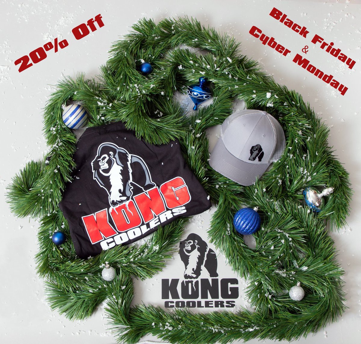 🦍COMING SOON.... 20% off your entire order of Kong Coolers, Accessories and Apparel items! Sale Starts Black Friday at Kongcoolers.com #Kongcoolers #BlackFriday #holidaysale *Excludes Holiday bundles