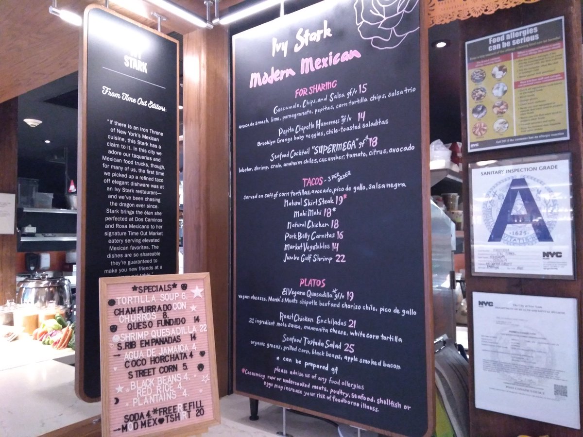 alex_huang14's tweet photo. Ivy Stark at the TimeOut Market provided authentic Mexican cuisine fit for the palette of today's modern generation. Definitely a must-visit when in DUMBO! #tacos #churros #timeoutnyc #timeoutmarket #mexicanfood https://t.co/iLFP405oNH