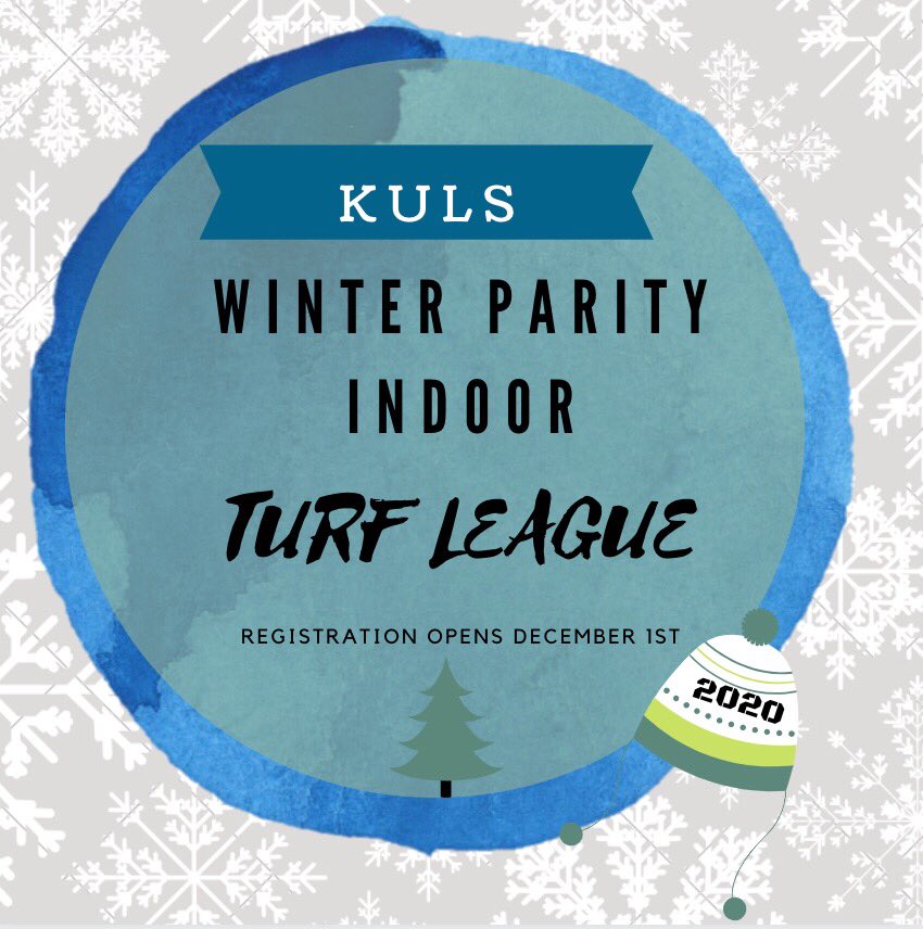 KamUltimate's tweet photo. Our popular Winter Parity League is back for a 5th season! Registration opens December 1st at 9AM. Only 36 spots ..so register early ! All details can be found on our website. https://t.co/QMadXRZxtU  #kamloops #ultimatefrisbee #turftime https://t.co/BrHhH9cHcY
