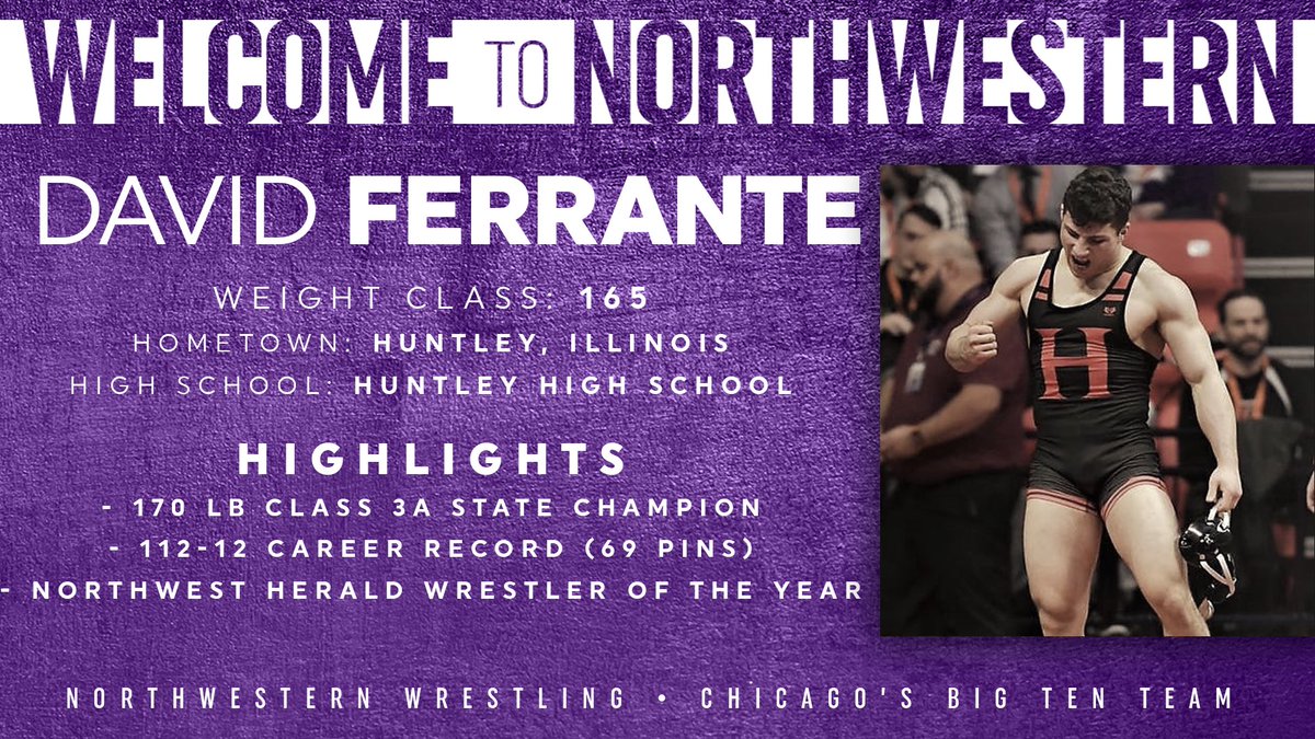davidferrante14's tweet image. Super excited to be officially signed for Northwestern. B1G things coming😎 Go Cats! 🐱 @NUWrestle @CoachMattNU @andrew__howe @JimmyKennedy60
