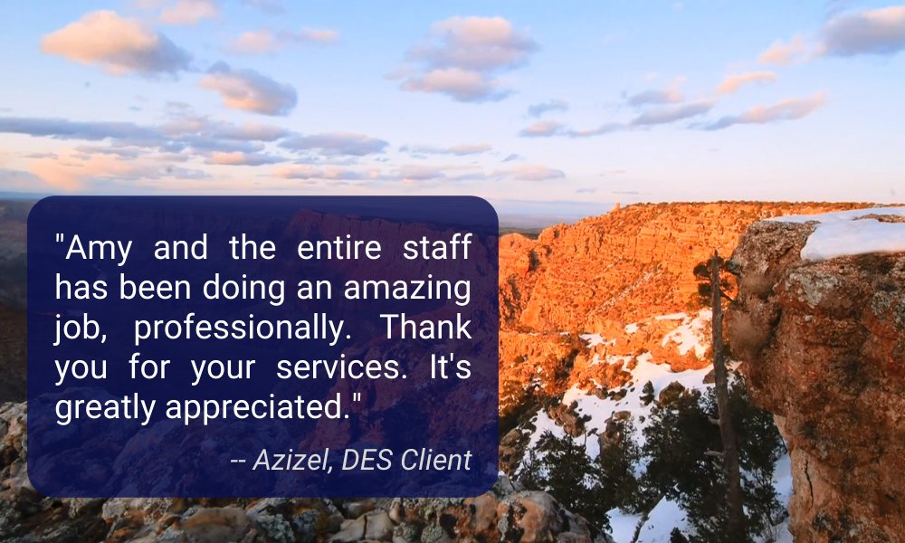 ArizonaDES's tweet image. Helping others is what we do. How have we been able to help you? #WithHelpComesHope