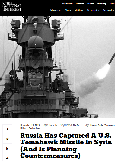 DavidStone133's tweet photo. #Pentagon fears. #Russia has recovered #US "Tomahawk" cruise missiles that were launched in #Syria but failed to explode. Russian officials have promised examining 2 unexploded "Tomahawks", salvaged by the Syrians and turned over to Moscow would develop new jamming equipment. https://t.co/FV4zoTs7bf