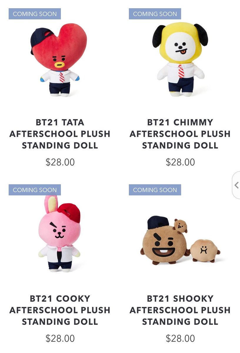 bt21 afterschool plush