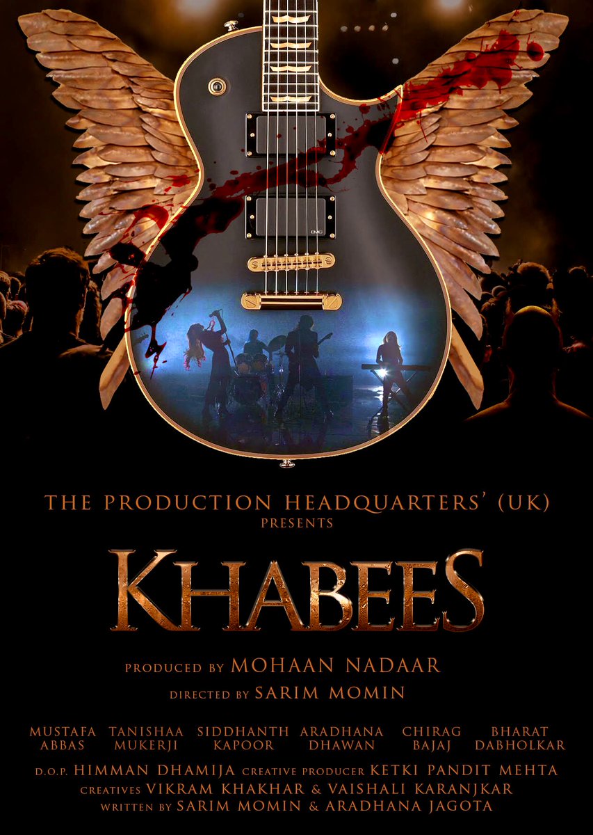 Thrilled to announce my next titled '#KHABEES', . In proud association with The Production Headquarters (UK).Produced by #MohaanNadaar 
Directed by #SarimMomin. 
<a href="/themustafaB/">Mustafa Abbas</a> <a href="/TanishaaMukerji/">Tanishaa S Mukerji</a>  <a href="/Chirag_NB/">chirag bajaj</a> <a href="/bharatdabholkar/">bharat dabholkar</a> <a href="/aradhana23/">Aradhana Dhawan</a> @tphquk @TheKetki <a href="/aradhanajagota/">Aradhana Jagota</a> <a href="/thesarim/">Sarim Momin</a>