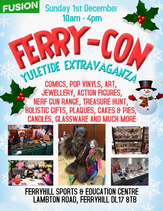 Peteatkin2's tweet photo. Shout Out today For our @FeryhillSEC 
Another great facility in #Ferryhill 
Loads of Christmas Fayres approaching every weekend, the first one is This Sunday 
The Supportive Charity Winter Fayre
FSEC is also an excellent venue for weddings! so please #SupportLocal https://t.co/CjQcWMG1k0