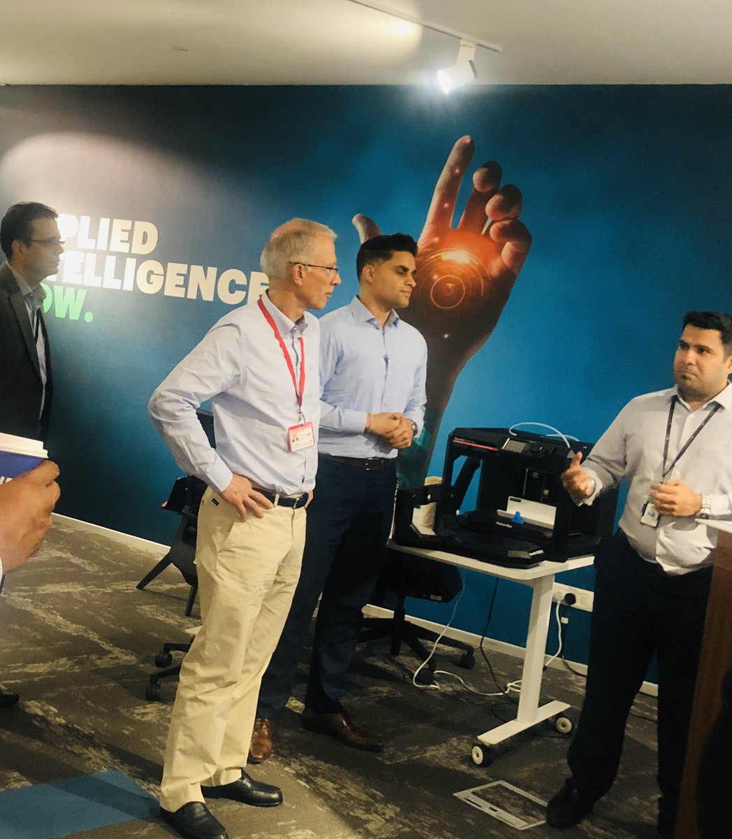 mkdasaur's tweet photo. Fantastic to host the HP team at the Accenture Innovation Center in Bangalore, India.  Thought provoking, exciting and fun!  #Accenture #AppliedIntelligence #HP https://t.co/DL55e1qEsI