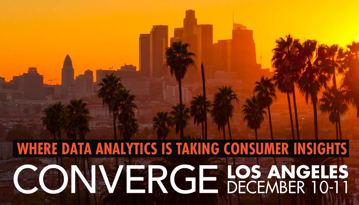 Step into the intersection of #DataAnalytics &amp; #MRX at Converge, Dec. 10-11 in L.A. Pioneers from <a href="/RiotGames/">Riot Games</a> <a href="/ESPN/">ESPN</a> <a href="/LinkedIn/">LinkedIn</a> <a href="/Merck/">Merck</a> <a href="/Walmart/">Walmart</a> <a href="/iHeartMedia/">iHeartMedia</a> <a href="/Adobe/">Adobe</a> discuss the tech, strategy &amp; structure at play as #DataScience becomes integral to #insights. bit.ly/IAConverge