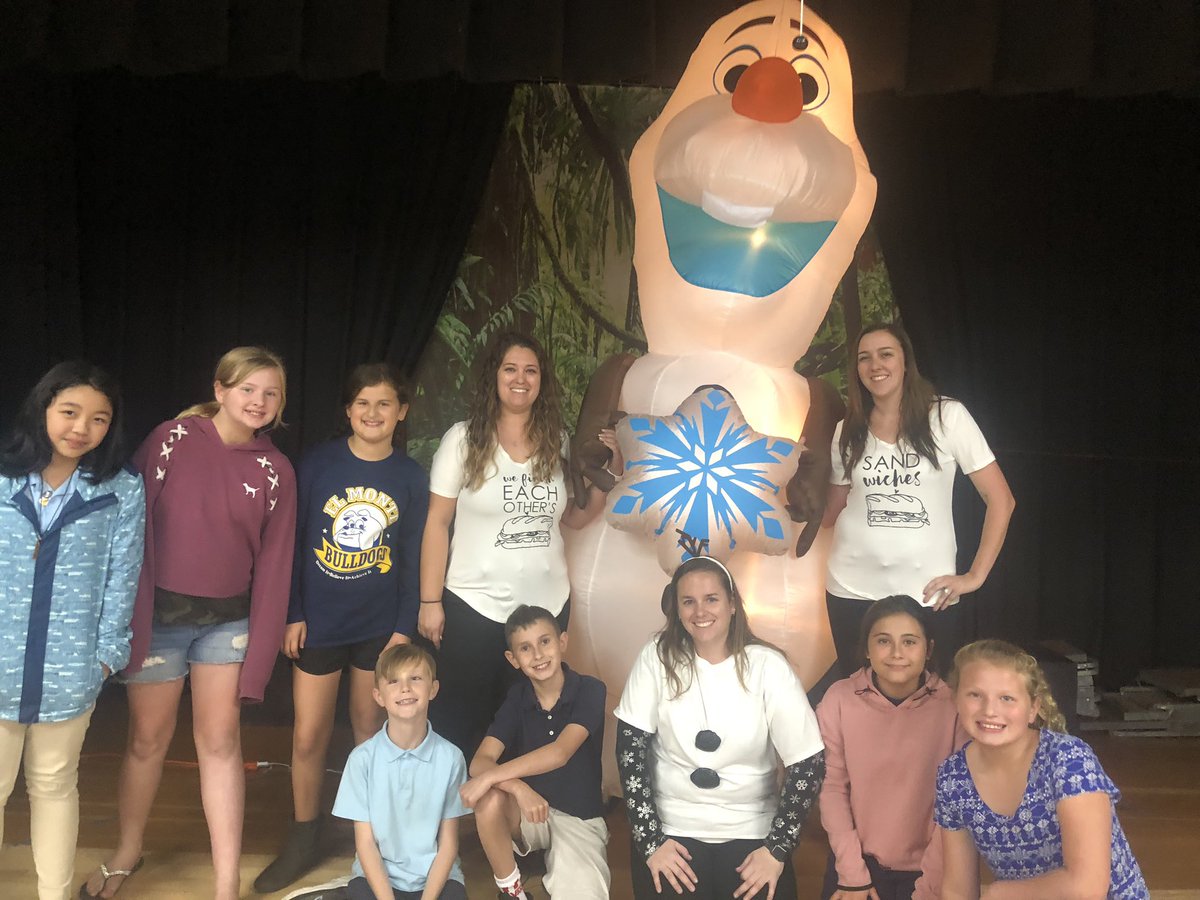 The big reveal! Our <a href="/Disney/">Disney</a> musicals in schools show this year will be Frozen! Thank you @CARES_ASP @NicoleCARESASP for supporting our program! ❄️ ⛄️
