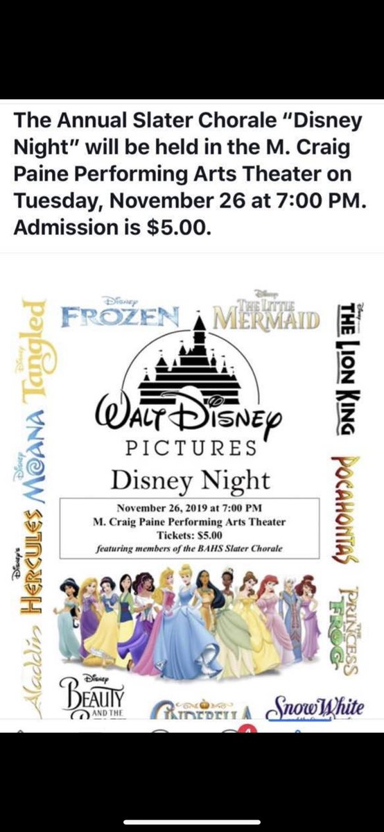Please come out and support the Bangor Area High School Slater Chorale! We have worked so hard to put on a great show and we hope to see you all there!