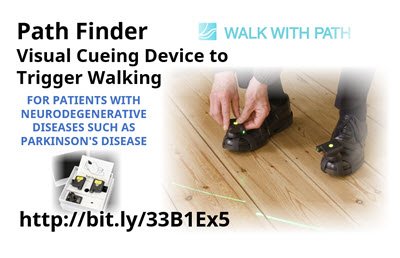 MedGizmo's tweet photo. #walkwithpath Path Finder Visual Cueing Device to Trigger Walking https://t.co/wR2iaQPmKs MovementScience #biomechanics #parkinsons #rehabilitation https://t.co/m77fgVC26m