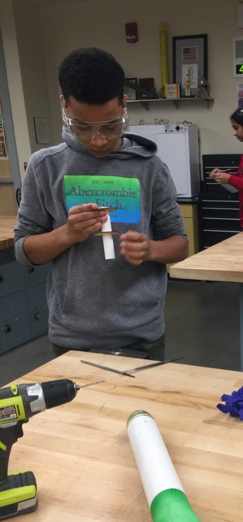 Checking the fit of centering rings! #TARC2020