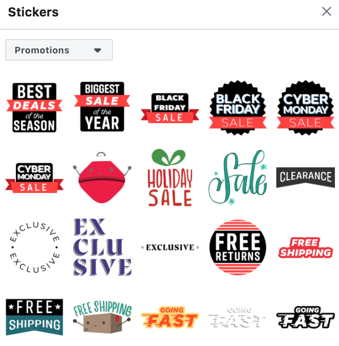 Day 1 - 11/19An easy way to repurpose product image creatives into videos is with the Video Creation Kit.Using it you can create simple slideshows that are even Holiday themed.Add in some stickers to highlight your specific promotion or deal.