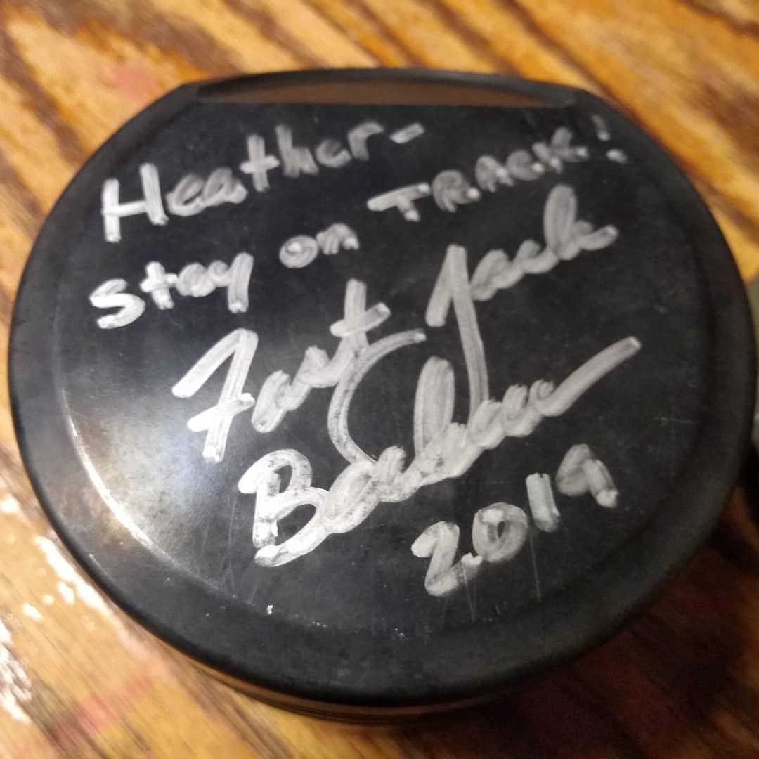 MichealMathis17's tweet image. I decided to give Heather one of her Christmas presents early. I can't thank @FastJackBeckman enough. Not only are these two pistons out of his fall Vegas race engine, but that belt buckle is this year's countdown to the championship belt buckle. #InfiniteHero #FastJack #330mph