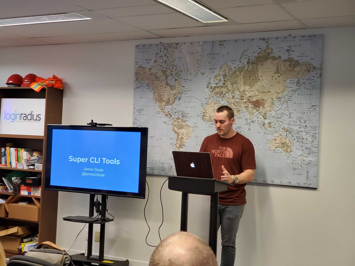 phpvancouver's tweet image. @james2doyle speaking about Super CLI Tools! #VanPHP