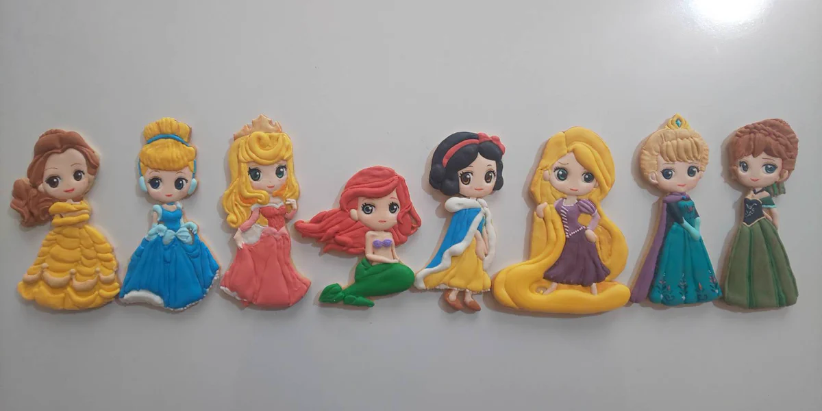 めっちゃ可愛い!! ディズニープリンセスのアイシングクッキーが凄すぎるwwwww