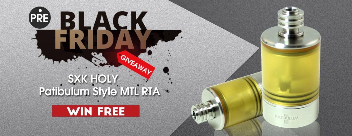 3FVape's tweet photo. 3FVape giveaway time! 
🎁🎁SXK HOLY Patibulum Style MTL RTA
🥰 Gift Link »https://t.co/u1ukHpsEMJ
🍭 The winners will be randomly selected, and announced on the product page on Nov 30th. 
🍭 More information you can check directly on the product page. 
🍭 Good luck! https://t.co/HfqBN5VBwy