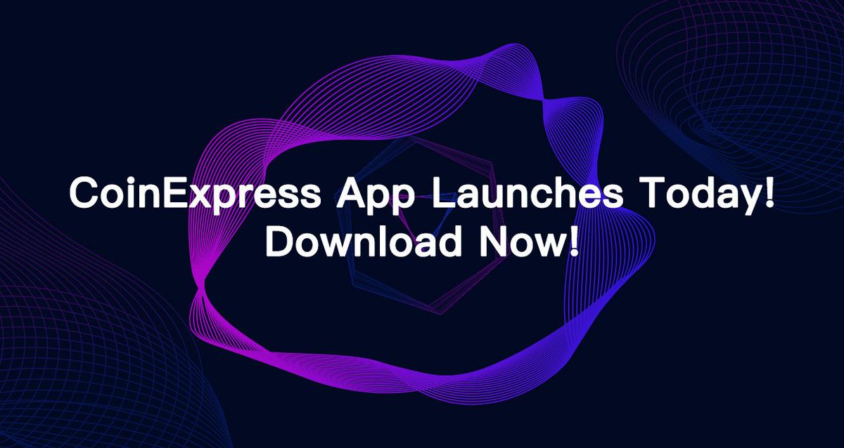 CoinExpressCC's tweet photo. CoinExpress App Launches Today! #newlaunches #App #coinexpress #exchange #download https://t.co/XeIMSunBgQ https://t.co/LPSIANpi1v