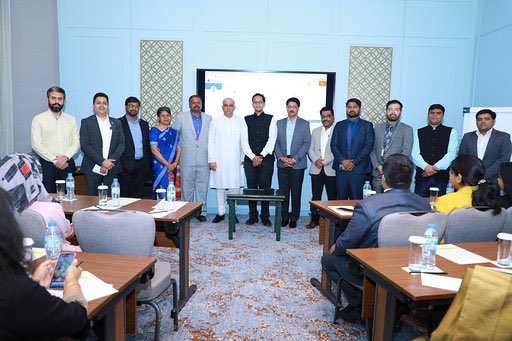 ShivNadarUniv's tweet photo. Mr. Anil Nair, Director of Admissions at @shivnadaruniv, was invited as a panelist at the expert panel discussion on โNew-age career options on liberal arts & humanities in Indiaโ at the #SchoolsLeaders&HeadCounsellorsWorkshop held in #Dubai recently. #studyatshivnadaruniversity https://t.co/KZdH8KkgBd