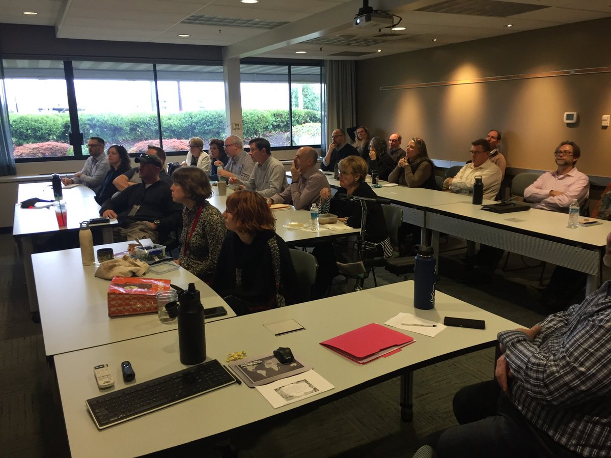 Thank you to everyone who celebrated GIS day at the Port of Tacoma.  So much fun showing off some web apps we created to engage and educate the community.  And yes there was cake! #port253 #gisday #gisday2019