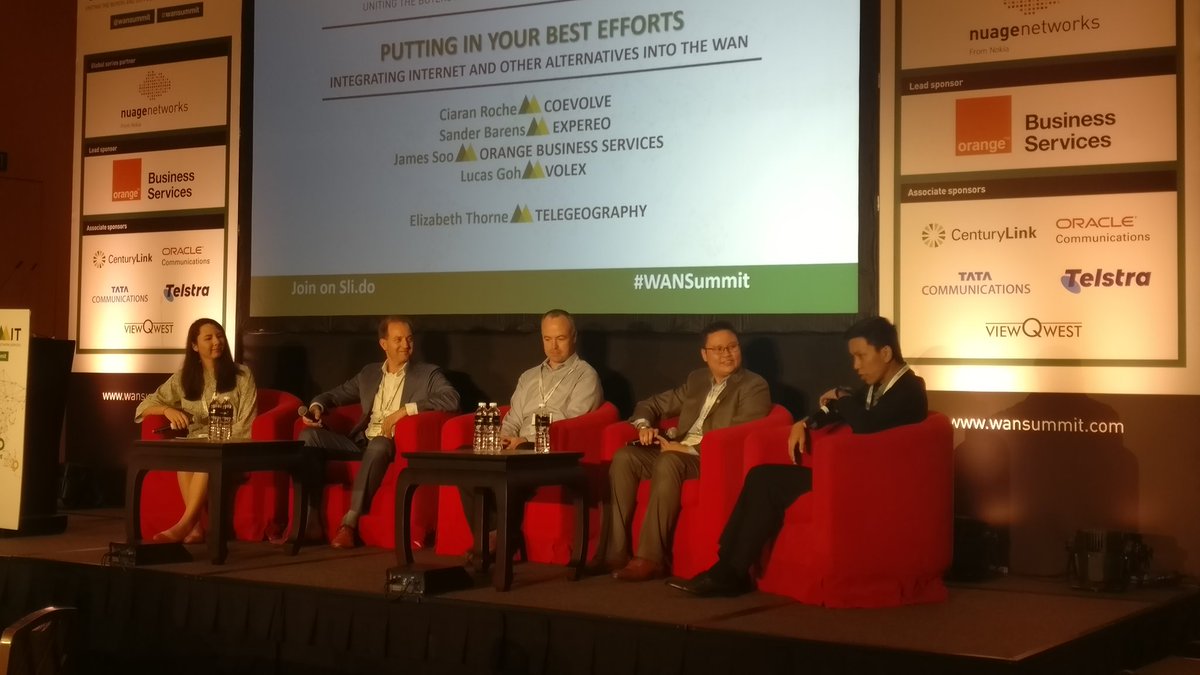 MHollbacher's tweet photo. How do enterprises determine the right mix of MPLS, DIA and broadband for their network? #WANSummit

👤Ciaran Roche @coevolvetech 
👤Sander Barens @expereo 
👤James Soo @orangebusiness 
👤Lucas Goh @Volex 
🎙️ Elizabeth Thorne @TeleGeography https://t.co/wFuedKu22x